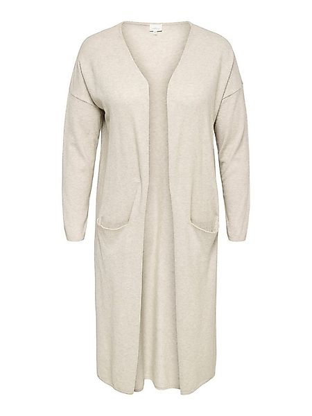 ONLY CARMAKOMA Strickjacke CARNEW ESLY LS OPEN LONG CARDIGAN NP KNT Viskose günstig online kaufen