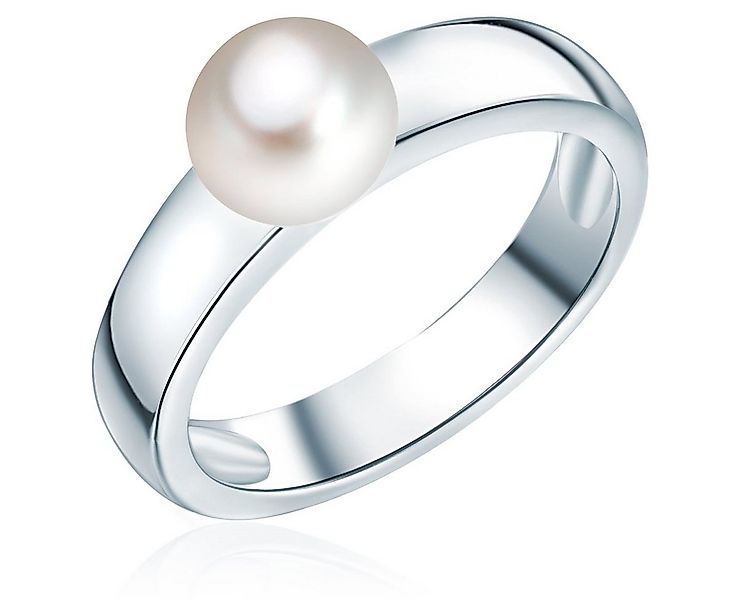 Valero Pearls Perlenring silber, aus Süßwasser-Zuchtperlen günstig online kaufen