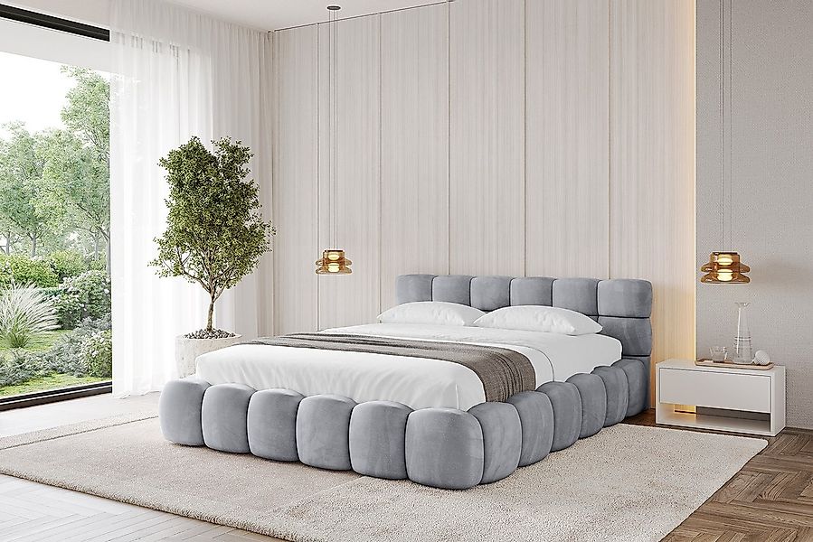 ALTDECOR Polsterbett LEYA-v1 (Polsterbett mit Bettkasten und Lattenrost, Bo günstig online kaufen