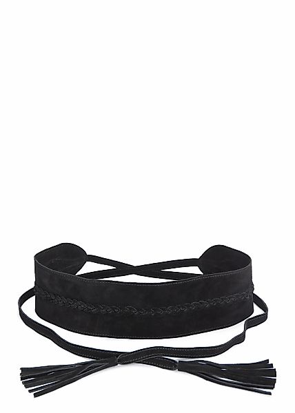 LASCANA Taillengürtel "Ledergürtel", Veloursledergürtel, Bindegürtel, Shapi günstig online kaufen