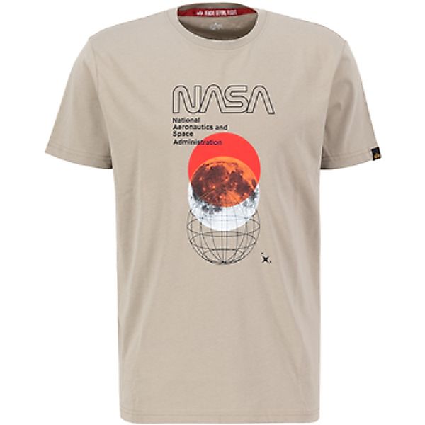 Alpha Industries  T-Shirts & Poloshirts NASA Orbit T - vintage sand günstig online kaufen