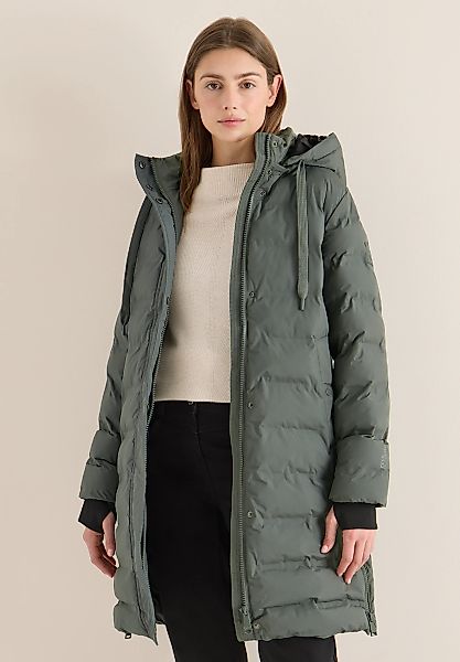 Cecil Steppmantel mit Kapuze mit Tunnelzugband günstig online kaufen