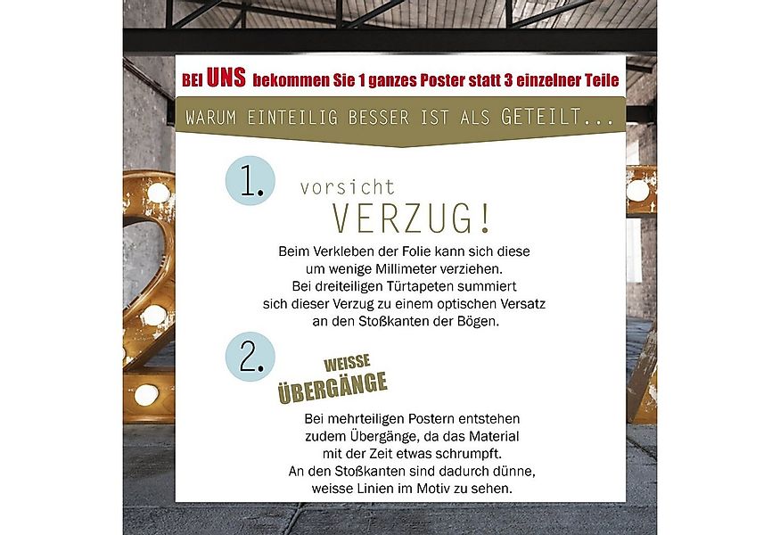 Stickerprofis Türtapete SEILBRUECKE, Premiumklasse, selbstklebend günstig online kaufen