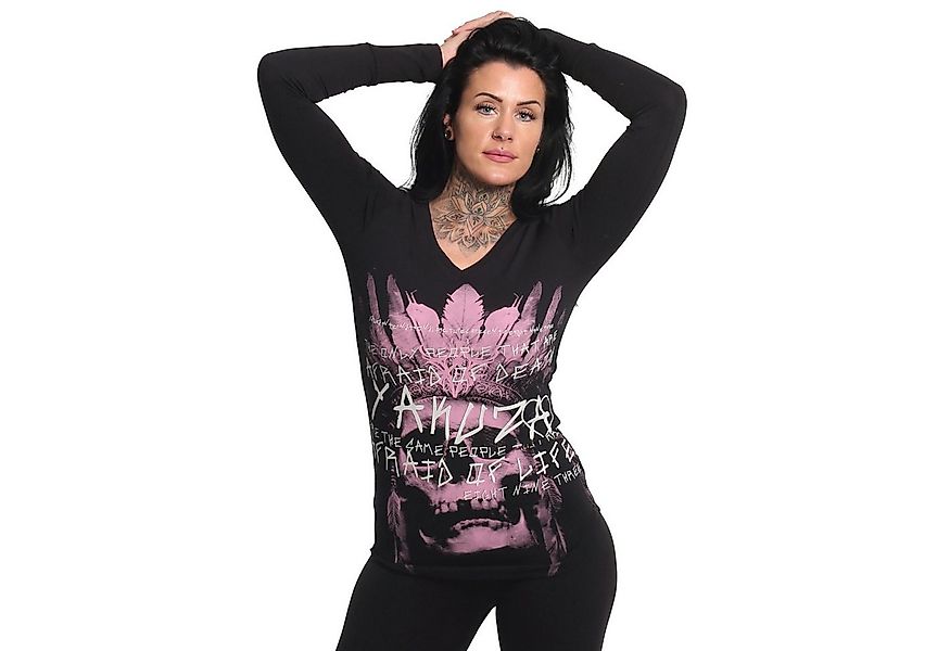 YAKUZA Langarmshirt Afraid mit schmaler Passform günstig online kaufen