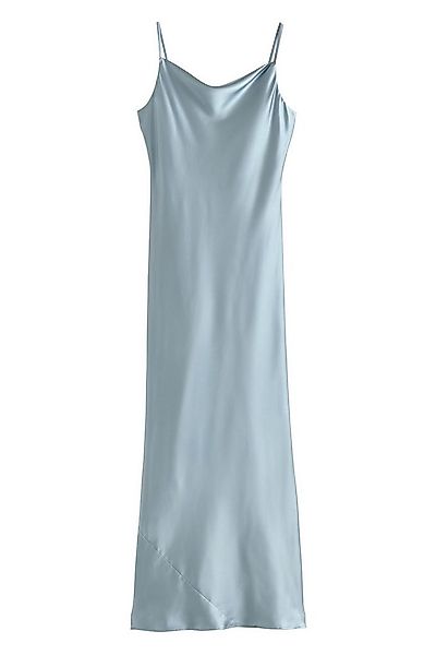 Next Satinkleid Langes Satin-Brautjungfernkleid Rückenausschnitt (1-tlg) günstig online kaufen