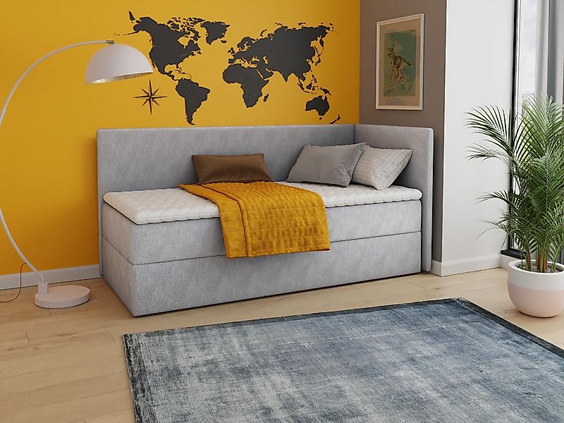 Sofnet Boxbett Flame (mit Bettkasten, Bonell-Matratze und Topper), Einzelbe günstig online kaufen