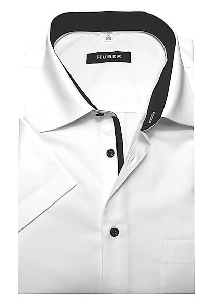 Huber Hemden Kurzarmhemd HU-0199 Kentkragen, Kontrast, günstig online kaufen
