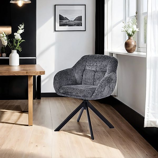 Duhome Loungesessel (9-213A), Armlehnstuhl aus Chenille-Stoff, günstig online kaufen