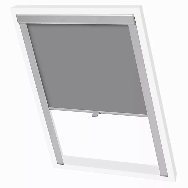 Rollo Verdunkelungsrollo Grau P08/408, vidaXL günstig online kaufen