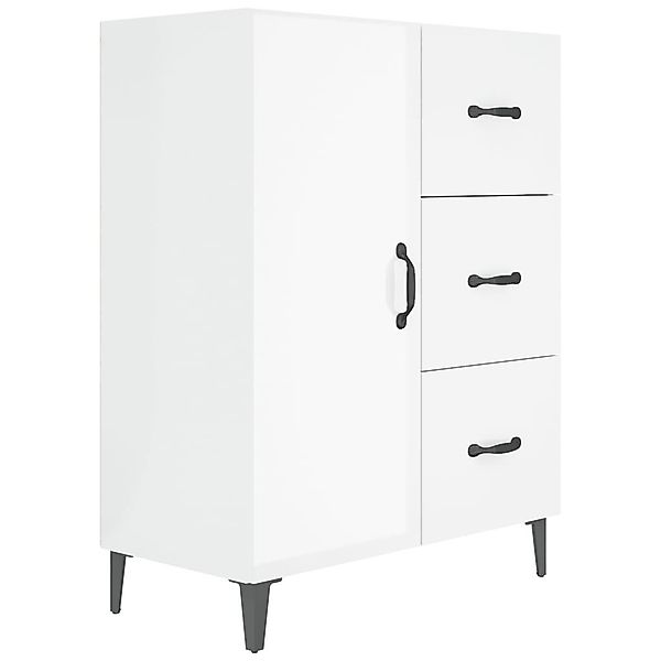 vidaXL Sideboard Sideboard Hochglanz-Weiß 69,5x34x90 cm günstig online kaufen