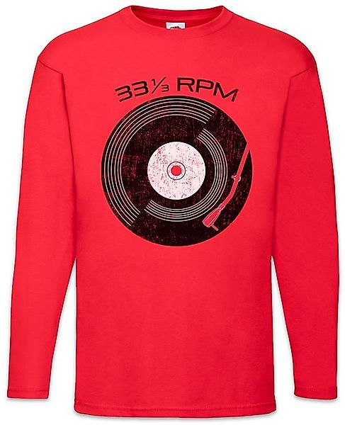 Urban Backwoods Langarmshirt Record 33 RPM Langarm T-Shirt Schallplatte Clu günstig online kaufen