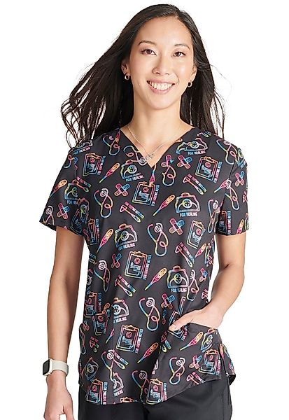 Cherokee Funktionsbluse Bunt bedruckter Damen Kasack günstig online kaufen