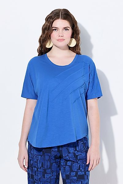 Ulla Popken T-Shirt T-Shirt Biesen Rundhals günstig online kaufen