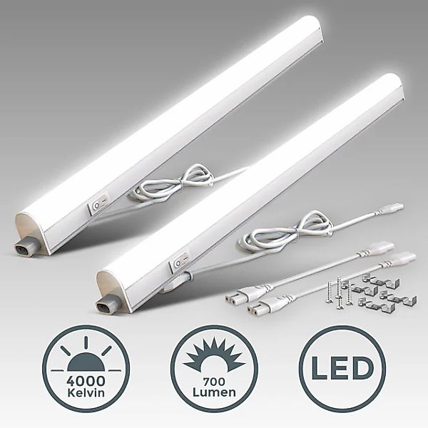 B.K.Licht Unterschrankleuchte inkl. LED-Platine, 2er Set, je 1 x LED-Platin günstig online kaufen