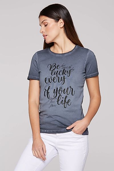 SOCCX Rundhalsshirt aus Baumwolle günstig online kaufen