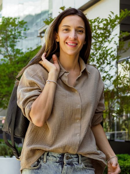 hutch&putch Langarmbluse Musselin Oversize Bluse - günstig online kaufen