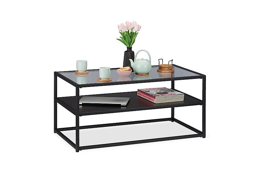 relaxdays Couchtisch Glas günstig online kaufen