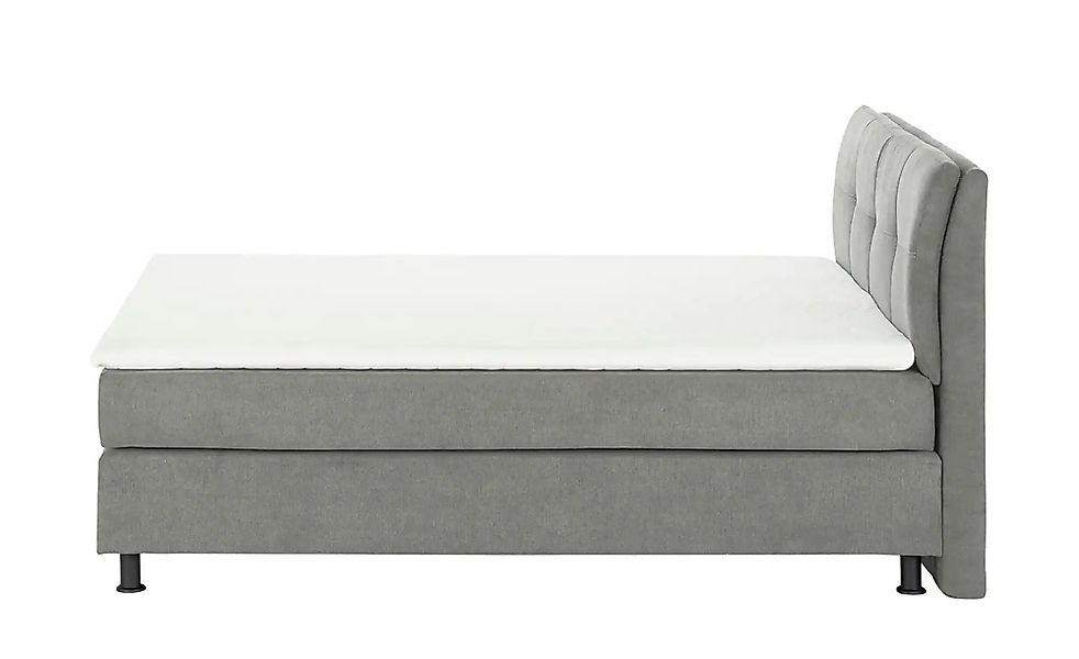 Boxspringbett  Vegg Towel ¦ grau ¦ Maße (cm): B: 205 H: 112,5 Betten > Boxs günstig online kaufen