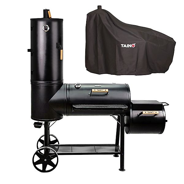 Taino Chief 130kg Smoker Set Abdeckhaube Holzkohle-Grill BBQ günstig online kaufen
