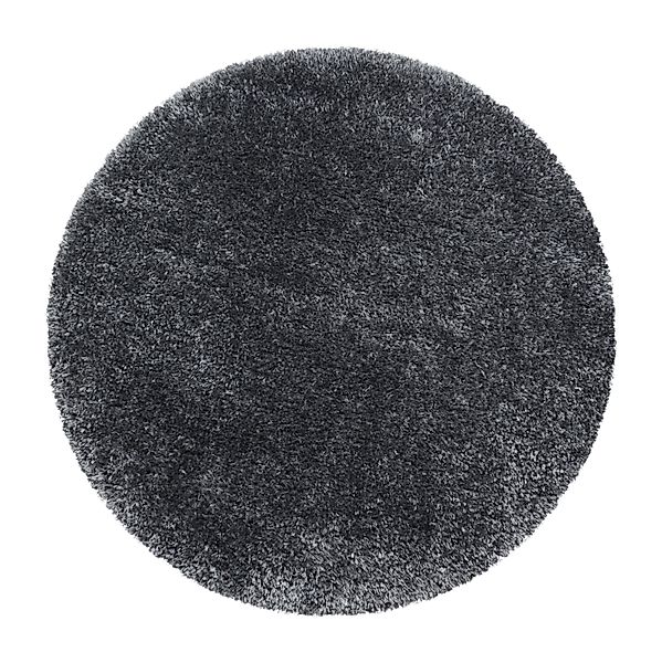 Carpettex Hochflor-Teppich Unicolor - Einfarbig, Rund, günstig online kaufen