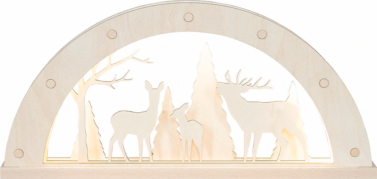 SAICO Original LED Lichterbogen "Lichterbogen Wald" mit LED-Stripe, BxHxT: günstig online kaufen
