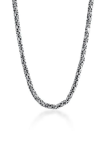 Kuzzoi Silberkette Herren Glieder Königskette Oxidiert 925 Silber günstig online kaufen