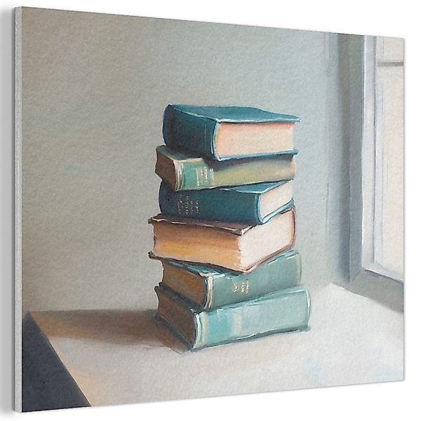MuchoWow Gemälde Stapel - Bücher - günstig online kaufen