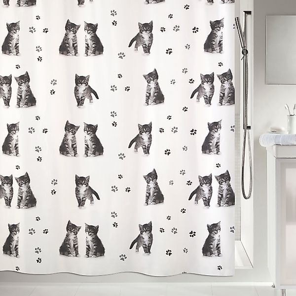 spirella Duschvorhang KITTY PAW Breite 180 günstig online kaufen