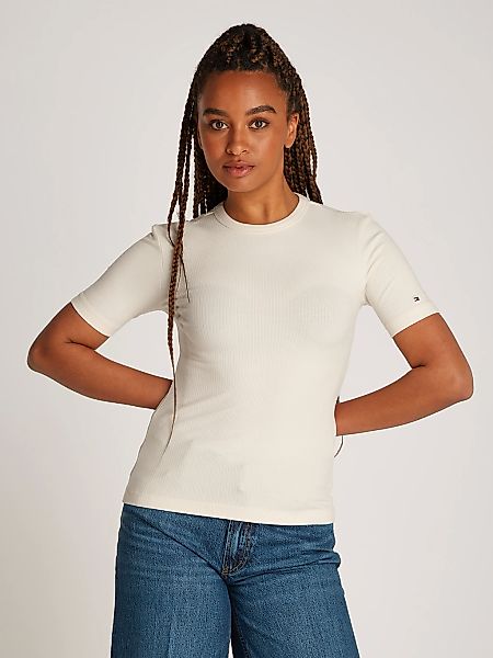 Tommy Hilfiger Kurzarmshirt "5X2 RIB C-NK SS", mit Rundhals, Kurzarm günstig online kaufen