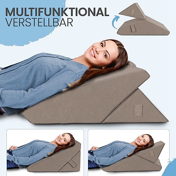 ELONEO Keilkissen für Bett & Sofa, günstig online kaufen