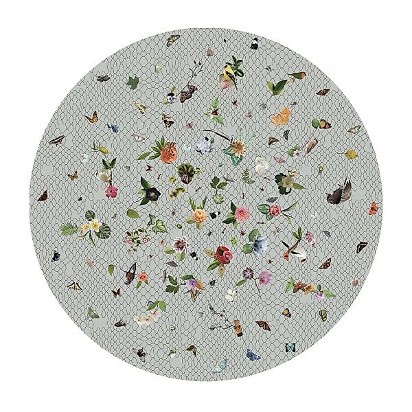 Moooi Carpets - Garden of Eden Teppich Ø350cm - hellgrau günstig online kaufen