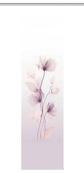 HOME WOHNIDEEN Schiebegardine Schiebegardine BEREKUA, Seidenoptik, 245x60 c günstig online kaufen