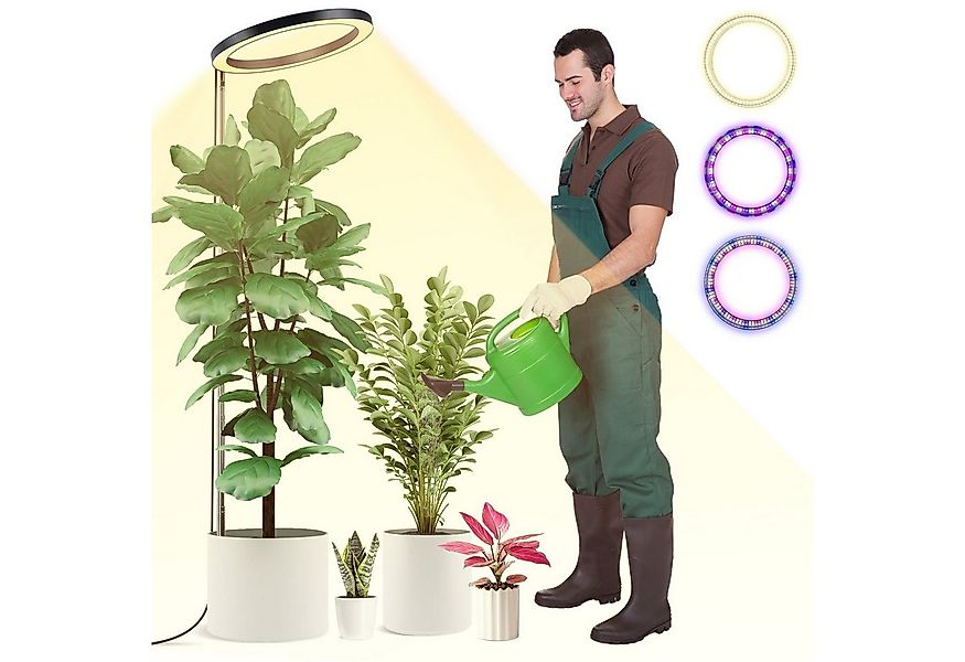 Laybasic Pflanzenlampe LED Vollspektrum Pflanzenlicht Wachstumslampe 26cm G günstig online kaufen