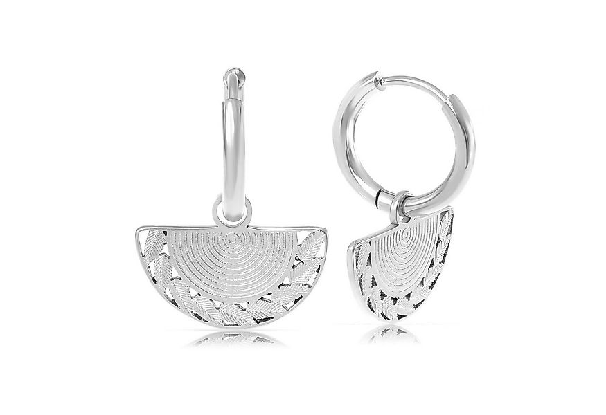 Made by Nami Paar Ohrhänger Set hängende Ohrringe Damen fächerförmig hypoal günstig online kaufen