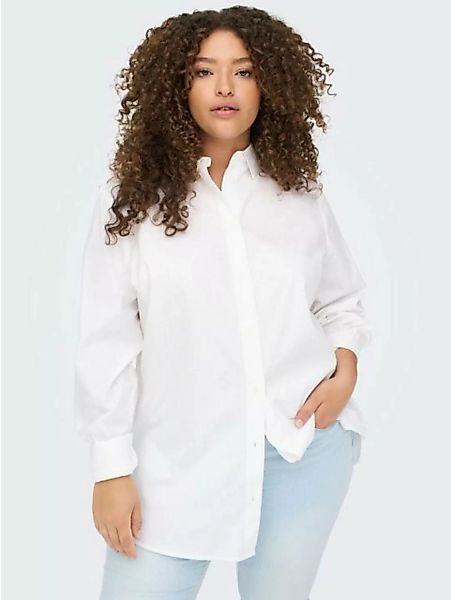 ONLY CARMAKOMA Blusenshirt Lange Hemd Bluse Plus Size Übergrößen CARNORA (1 günstig online kaufen