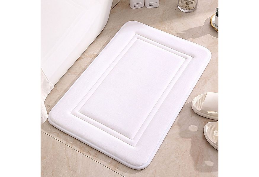 OKWISH Badematte Badezimmerteppich Badteppich Anti-Rutsch Teppich, Memory S günstig online kaufen