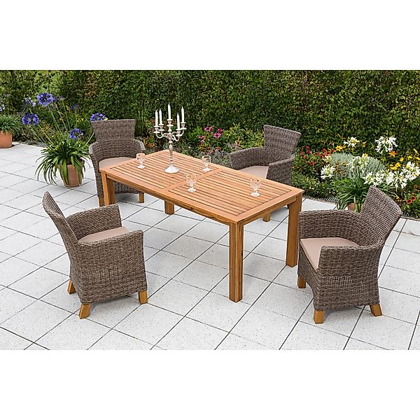MERXX Garten-Essgruppe "Avellino", (5 tlg.), inkl. Auflagen günstig online kaufen