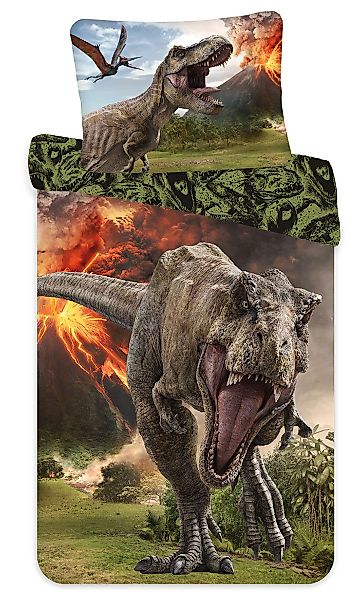 Jurassic World Kinderbettwäsche Bettwäsche Set, Jurassic günstig online kaufen