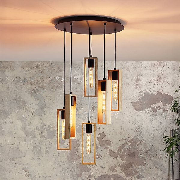 Pendellampe Littleton, sechsflammig günstig online kaufen