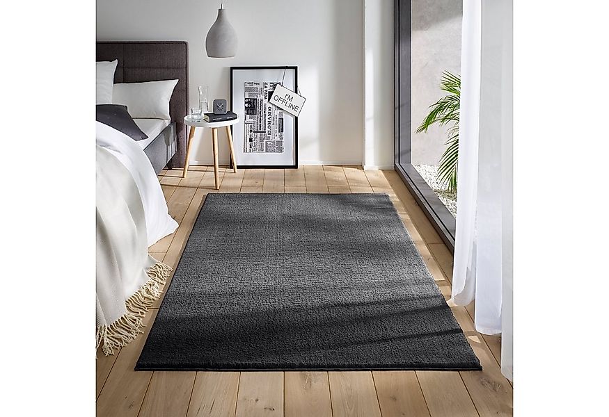 TaCa Home Teppich Waschbarer Kurzflor-Teppich, rechteckig, Höhe: 19 mm, Woh günstig online kaufen