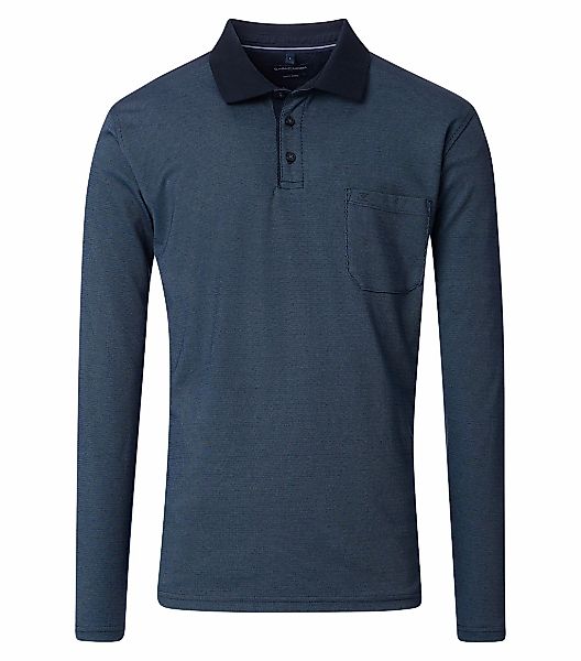 CASAMODA Langarm-Poloshirt "CASAMODA Polo-Shirt Langarm gestreift" günstig online kaufen