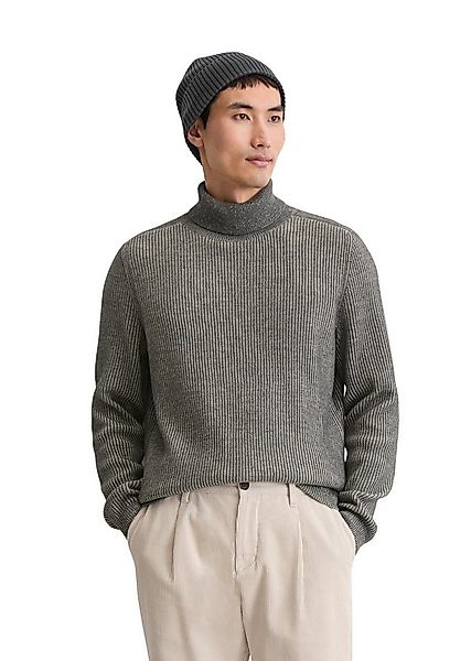 Marc O'Polo Rollkragenpullover aus Baumwoll-Schurwoll-Mix günstig online kaufen