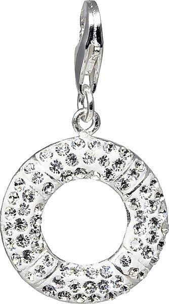 SilberDream Charm-Einhänger SilberDream weiß Charm Ring, günstig online kaufen