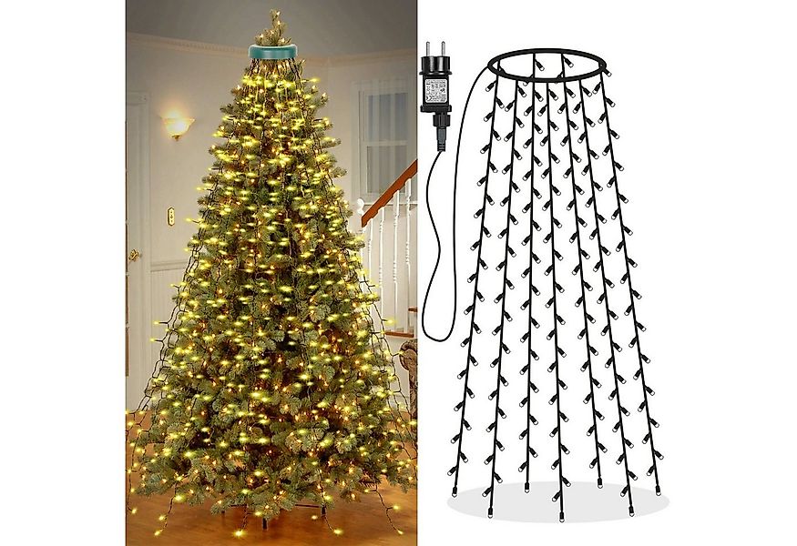 MUPOO LED-Baummantel 2025 Neu LED Baummantel Weihnachtsbeleuchtung Lichterk günstig online kaufen