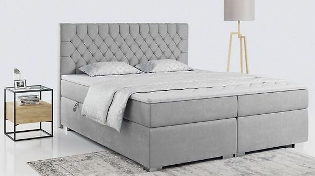 DB-Möbel Boxspringbett RAMIRES-Doppelbett mit Multipocket-Matratze. günstig online kaufen