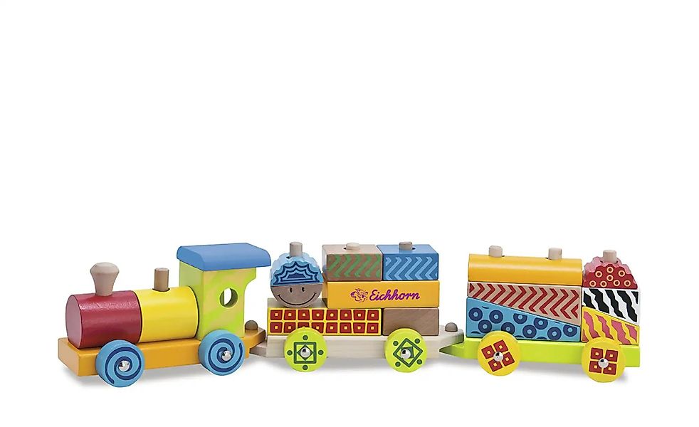 Eichhorn Holzzug  Color  ¦ mehrfarbig ¦ Holz,Massivholz Baby > Spielen > Le günstig online kaufen