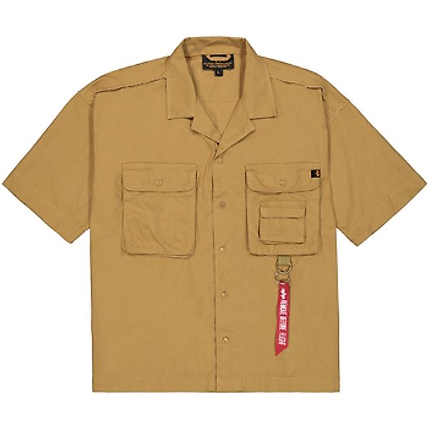 Alpha  Kurzarm Hemdbluse Aloha Safari Shirt - khaki günstig online kaufen