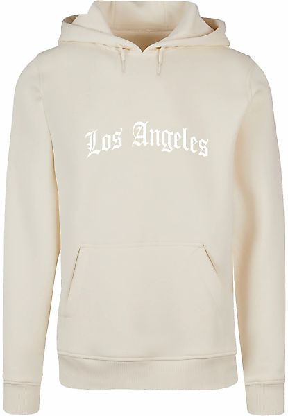 MisterTee Rundhalspullover "MisterTee Herren Los Angeles Wording Hoody" 1 S günstig online kaufen