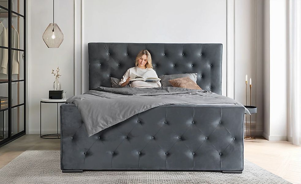 COLLECTION AB Boxspringbett "Florence erhältlich in der Breite 180cm", inkl günstig online kaufen