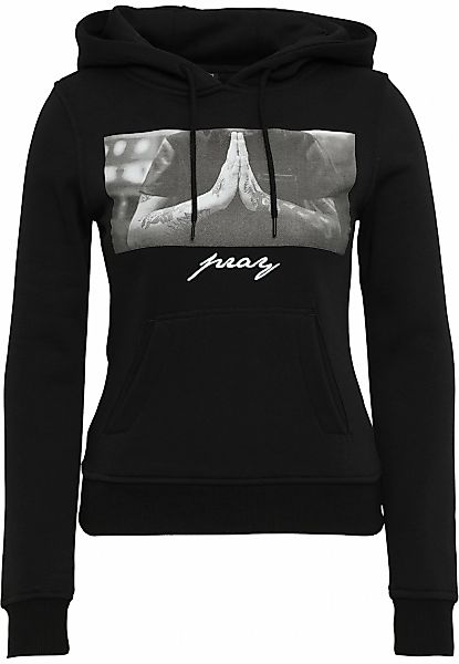 MisterTee Rundhalspullover "MisterTee Damen Ladies Pray Hoody" 1 Stk. tlg. günstig online kaufen